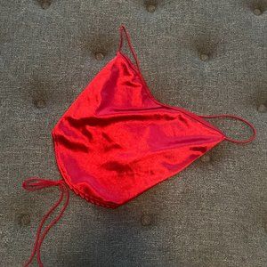 Windsor Satin Backless Top